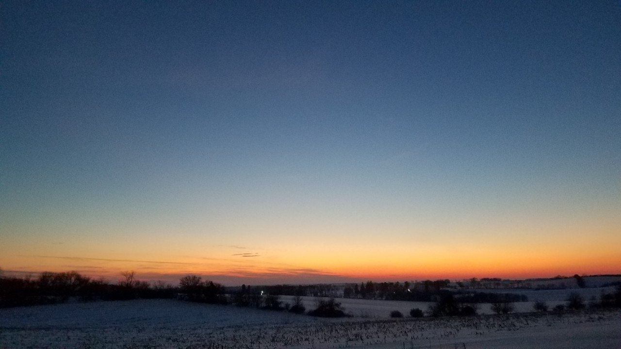 Iowa County Sunset